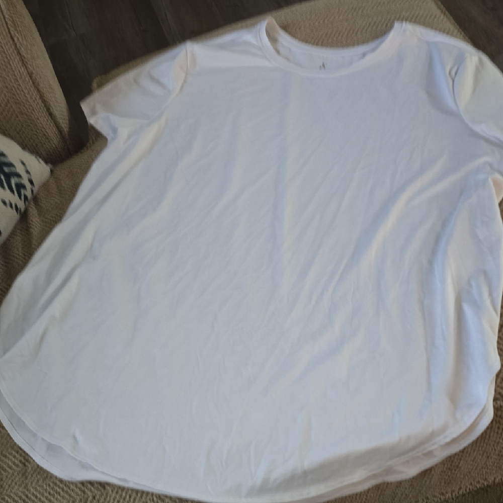 Skechers White Crew Neck T-Shirt
